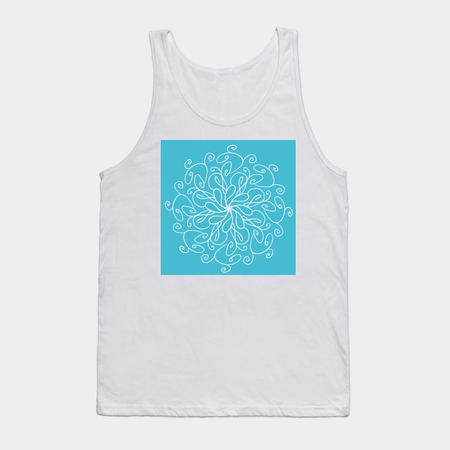 Big flake pattern Tank Top by Xatutik-Art